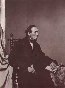 Hans Christian Andersen, dänischer Autor, 19. Jahrhundert von Franz Hanfstaengl