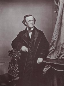 Richard Wagner, deutscher Komponist, 1860er Jahre von Franz Hanfstaengl