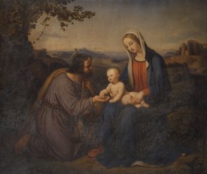 Die Rast auf der Flucht nach Ägypten