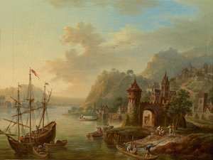 Eine Rheinlandschaft