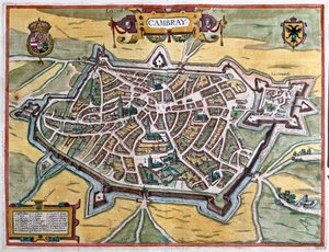 Cambrai, Frankreich (Gravur)