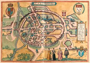 Canterbury, England von Franz Hogenberg
