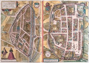 Chartres und Chateaudun, Frankreich von Franz Hogenberg
