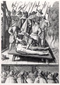 Hinrichtung von Katholiken in England während der Herrschaft von Elisabeth I. von Franz Hogenberg
