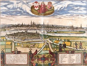 Ansicht von Maastricht, Niederlande