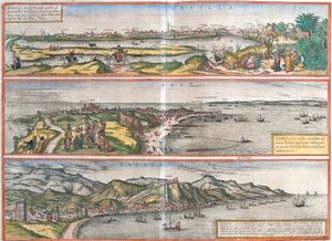 Ansichten von Sevilla, Cadiz und Malaga, Spanien