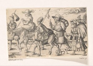 Soldaten und Marketenderinnen