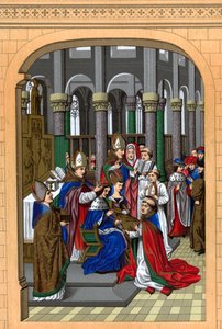 Krönung von Karl V., König von Frankreich, 14. Jahrhundert, 1870