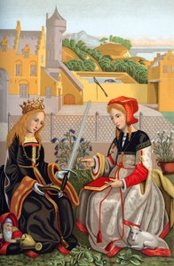St. Katharina und St. Agnes, 15. Jahrhundert von Franz Kellerhoven