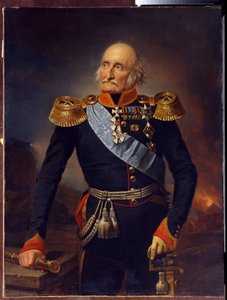 Porträt des Feldmarschalls Graf Ludwig Adolf Peter von Sayn Wittgenstein von Franz Krüger