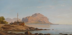 Die Bucht von Palermo mit Blick auf den Monte Pellegrino