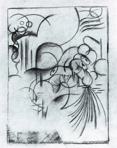 Abstrakte Komposition von Franz Marc