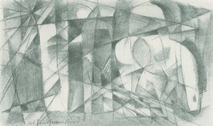 Franz Marc - Skizzenbuch aus dem Felde - Blatt 14 von Franz Marc