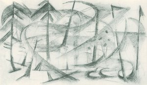 Franz Marc - Skizzenbuch aus dem Felde - Blatt 35 von Franz Marc