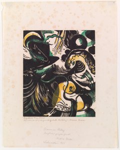 Genesis II von Franz Marc