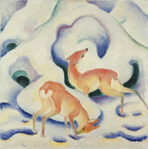 Rehe im Schnee II