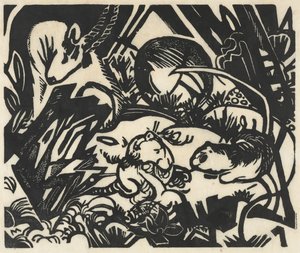 Tierlegende von Franz Marc