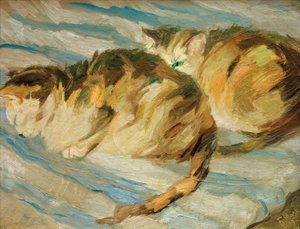 Zwei graue Katzen