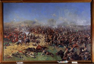 Russlandfeldzug (1812): Die Schlacht von Borodino, 26. August 1812 von Franz Roubaud