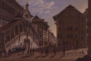 Der Berner Große Rat verlässt das Rathaus