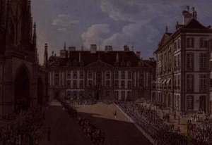 Der Einzug des Schweizer Landtags nach Bern von Franz Schmidt