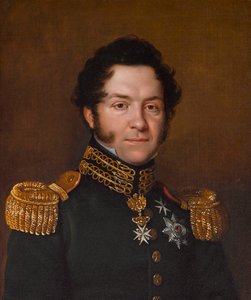 Porträt von Jean-Noé-Godefroy de Polier-Vernand 1782-1833, 1823 von Franz Seraph Stirnbrand