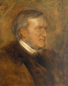 Deutschland, Porträt von Wilhelm Richard Wagner (1813 - 1883), deutscher Komponist, Librettist, Dirigent und Essayist