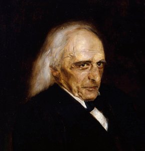 Porträt von Theodor Mommsen (1817-1903) (Detail) von Franz Seraph von Lenbach
