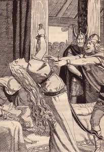 Illustration für Die Edda: Germanische Götter und Helden von Hans von Wolzogen von Franz Stassen