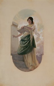 Das Epigramm, eine Studie, 1890 von Franz Xaver Simm