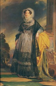 Porträt von Adelaide von Orléans (1777-1848), Mademoiselle de Chartres, bekannt als Madame Adelaide von Franz Xaver Winterhalter