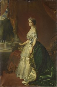 Porträt von Eugénie de Montijo 1826-1920, Kaiserin der Franzosen, 1853