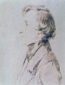 Porträt von Frederic Chopin von Franz Xaver Winterhalter
