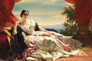 Porträt von Leonilla Ivanovna Baryatinskaya, Prinzessin zu Sayn Wittgenstein, 1843