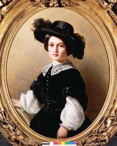Porträt eines jungen Mädchens von Franz Xaver Winterhalter