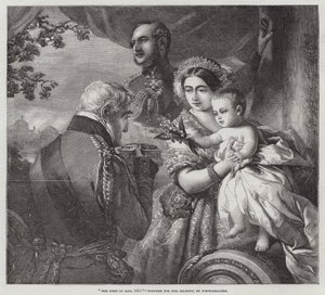 Der Erste Mai, 1851, gemalt für Ihre Majestät