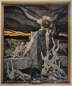 Die Simonisten, Hölle, Gesang XIX von Franz von Bayros (1866 1924)