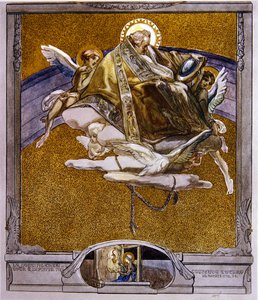 Illustration aus Dantes Göttlicher Komödie, Paradies, Gesang XVII, 1921 von Franz von Bayros