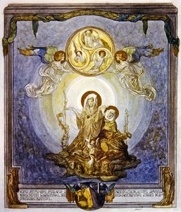 Illustration aus Dantes Göttlicher Komödie, Paradies, Gesang XXIV, 1921