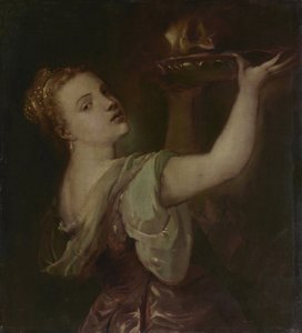 Kopie nach Tizian: Lavinia als Salome von Franz von Lenbach