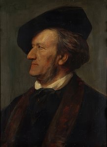 Porträt des Komponisten Richard Wagner