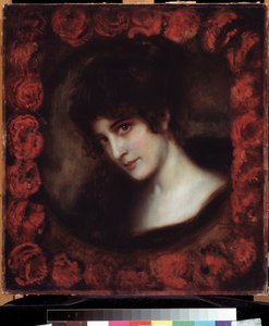 Porträt einer Frau von Franz von Stuck