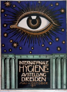 Plakat für die Erste Internationale Hygiene-Ausstellung 1911, 1911