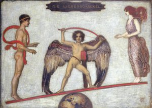 Die Liebesschaukel von Franz von Stuck