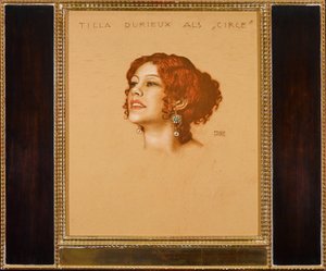 Tilla Durieux (1880-1971) als Circe von Franz von Stuck