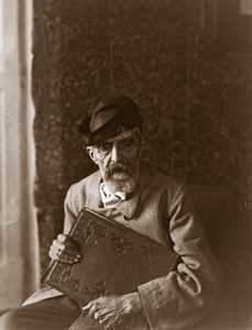 Porträt des italienischen Malers Domenico Morelli (1826-1901)