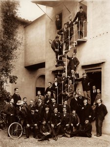 Porträt der Angestellten des Fotostudios der Gebrüder Alinari, Florenz, 1899 von Fratelli Alinari Fratelli Alinari