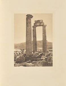 Der Tempel des Zeus in Nemea von Frédéric Boissonnas