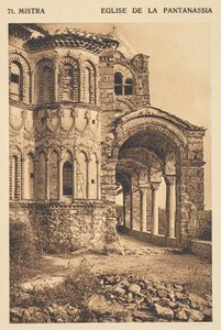 Mistra. Kirche der Pantanassia von Frédéric Boissonnas