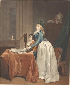 Die Optik (Der optische Betrachter) von Frédéric Cazenave after Louis Léopold Boilly